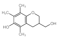 2H-1-Benzopyran-3-methanol,3,4-dihydro-6-hydroxy-5,7,8-trimethyl- Structure