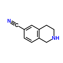 1,2,3,4-Tetrahydro-6-isoquinolinecarbonitrile Structure