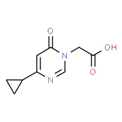 2-(4-Cyclopropyl-6-oxopyrimidin-1(6H)-yl)acetic acid picture