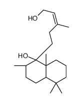 (1R,4aα,8aβ)-Decahydro-1β-(5-hydroxy-3-methyl-3-pentenyl)-2α,5,5,8aβ-tetramethylnaphthalen-1α-ol structure