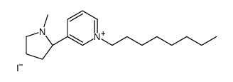 3-[(2S)-1-methylpyrrolidin-2-yl]-1-octylpyridin-1-ium,iodide结构式