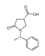 (1'S, 3S)-1-(1'-PHENYLETHYL)-5-OXO-3-PYRROLIDINE CARBOXYLIC ACID structure