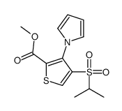 methyl 4-(isopropylsulfonyl)-3-(1H-pyrrol-1-yl)thiophene-2-carboxylate Structure