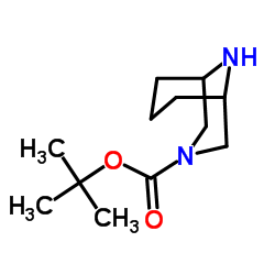 2-Methyl-2-propanyl 3,9-diazabicyclo[3.3.1]nonane-3-carboxylate structure