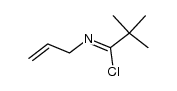 N-Allyltrimethylacetimidoyl chloride结构式