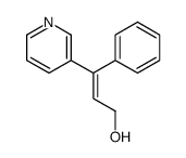 3-phenyl-3-pyridin-3-ylprop-2-en-1-ol Structure