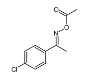 1-(4-chlorophenyl)ethan-1-one O-acetyl oxime结构式