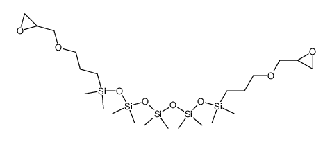 1,9-bis-[3-(2,3-epoxy-propoxy)-propyl]-1,1,3,3,5,5,7,7,9,9-decamethyl-pentasiloxane结构式