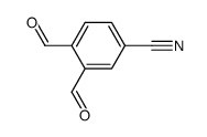 Benzonitrile, 3,4-diformyl- (8CI,9CI) Structure