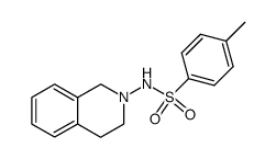 2-p-Toluenesulfonamido-1,2,3,4-tetrahydroisoquinoline结构式