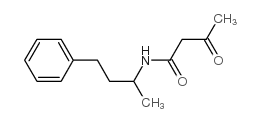 N-(4-phenylbutan-2-yl) 3-oxobutanamide Structure