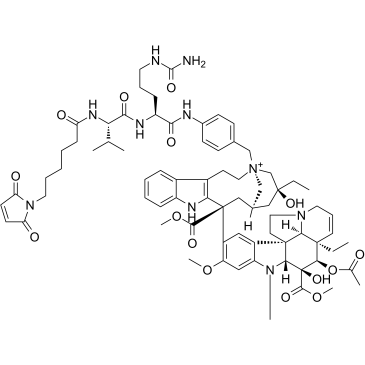 MC-Val-Cit-PAB-vinblastine Structure