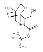 1-[N-TERT-BUTOXYCARBONYL-(1S)-1-AMINO-2-HYDROXYETHYL]-4-METHYL-2,6,7-TRIOXABICYCLO[2.2.2]OCTANE结构式