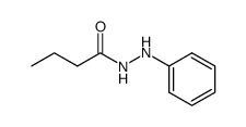 butyric acid N'-phenyl-hydrazide Structure