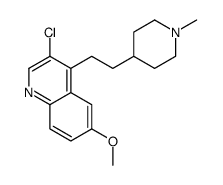 3-chloro-6-methoxy-4-[2-(1-methylpiperidin-4-yl)ethyl]quinoline Structure