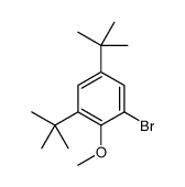 1-bromo-3,5-ditert-butyl-2-methoxybenzene Structure