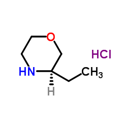 (R)-3-乙基吗啉盐酸盐结构式