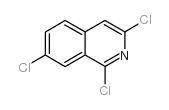 1,3,7-三氯异喹啉结构式