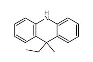 9-ethyl-9-methyl-9,10-dihydro-acridine结构式