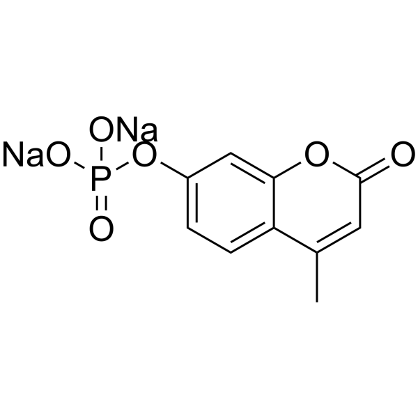 Disodium 4-methyl-2-oxo-2H-chromen-7-yl phosphate Structure