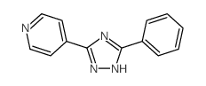 4-(5-Phenyl-1H-1,2,4-triazol-3-yl)pyridine结构式