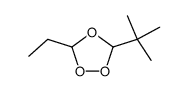 3-tert-butyl-5-ethyl-[1,2,4]trioxolane Structure