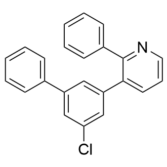 3-(5-Chlorobiphenyl)-2-phenylpyridine Structure