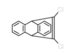 11,12-dichloro-9,10-dihydro-9,10-ethenoanthracene结构式