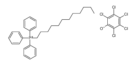 DODECYL-TRIPHENYL-PHOSPHANIUM Structure