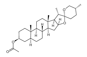 Tigogenin acetate structure