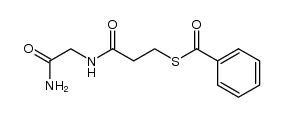 S-(3-((2-amino-2-oxoethyl)amino)-3-oxopropyl) benzothioate Structure