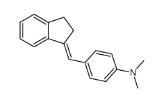 (E)-1-(4-N,N-Dimethylaminophenyl)-2-(1-indanyl)ethylene结构式