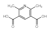 3,5-Pyridinedicarboxylicacid, 2,6-dimethyl- Structure