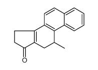 11-Methyl-11,12,15,16-tetrahydro-17H-cyclopenta(a)phenanthren-17-one结构式