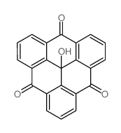 3a2-hydroxydibenzo[cd,mn]pyrene-4,8,12(3a2H)-trione结构式