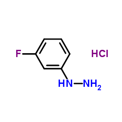 (3-Fluorophenyl)hydrazine monohydrochloride Structure
