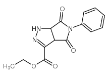 ETHYL 4,6-DIOXO-5-PHENYL-1,3A,4,5,6,6A-HEXAHYDROPYRROLO[3,4-C]PYRAZOLE-3-CARBOXYLATE picture