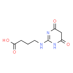 Butanoic acid, 4-[(1,4,5,6-tetrahydro-4,6-dioxo-2-pyrimidinyl)amino]- (9CI) Structure