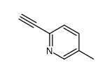 2-乙炔基-5-甲基吡啶结构式