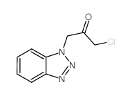 1-Benzotriazol-1-yl-3-chloropropan-2-one Structure