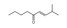 (E)-2-methylnon-3-en-5-one Structure