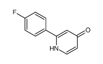 2-(4-fluorophenyl)-1H-pyridin-4-one Structure