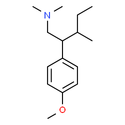β-(sec-Butyl)-4-methoxy-N,N-dimethylbenzeneethanamine Structure