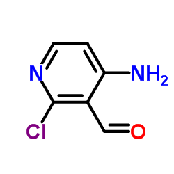 4-氨基-2-氯烟醛结构式