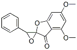 4,6-Dimethoxy-3'-phenylspiro[benzofuran-2(3H),2'-oxiran]-3-one结构式