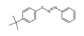 1-(4-t-butylphenylthio)-2-phenyldiazene结构式