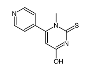 2,3-Dihydro-1-methyl-6-(4-pyridinyl)-2-thioxopyrimidin-4(1H)-one picture