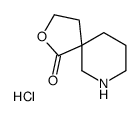 2-Oxa-7-azaspiro[4.5]decan-1-one hydrochloride (1:1)结构式