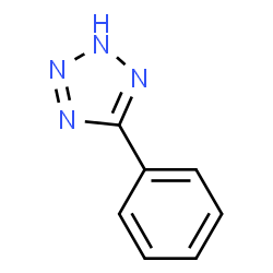 5-phenyl-2H-tetrazole结构式