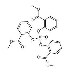 phosphoric acid tris-(2-methoxycarbonyl-phenyl ester)结构式